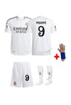 Real Madrid 2025 Mbappe Çocuk Forması Şort Çorap Bileklik Hediyeli