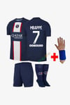 Yeni Sezon Psg Mbappe Çocuk Forması Şort Çorap Bileklik Hediyeli