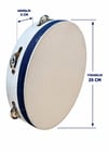 Çocuklar için Zilli Def 25 cm (Taşıma Çantası Hediyeli )