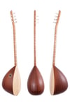 Piarro Bağlama Yaprak Maun Kısa + Kılıf Hediyeli
