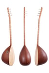 Piarro Bağlama Yaprak Maun Kısa + Kılıf Hediyeli