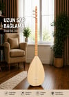 Piarro Maun Ağacı Uzun Sap  Bağlama (Parlak Cila )