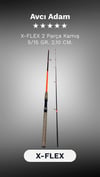 X-Flex 2 Parça Kamış 5/15 gr. 2.10 cm