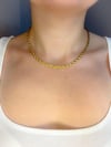 Çelik Burgu Kolye 4 mm 45 cm Gold