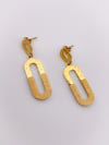 Çelik Marka Model Küpe-Gold
