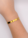 Çelik Marka Model Taşlı Bileklik - Gold