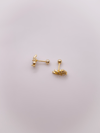 Cerrahi Çelik Piercing Barış İşaretli Kıkırdak Helix Tragus Piercing (1adet)