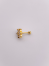 Cerrahi Çelik Piercing Full Zirkon Çiçek Figürlü Kıkırdak Helix Tragus Piercing (1adet)