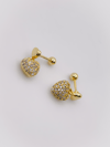 Cerrahi Çelik Piercing  Sallantılı Kalp Figürlü Kıkırdak Helix Tragus Piercing (1adet)