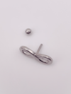 Cerrahi Çelik Piercing Sonsuz Figürlü Kıkırdak Helix Tragus Piercing(1adet)
