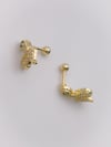 Cerrahi Çelik Piercing Yılan Figürlü Kıkırdak Helix Tragus Piercing - V2 (1adet)