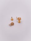 Cerrahi Çelik Piercing Zirkon Taşlı Çiçek Figürlü Helix Tragus Piercing(1adet)