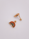 Cerrahi Çelik Piercing Zirkon Taşlı Gökkuşağı Figürlü Kıkırdak Helix Tragus Piercing(1adet)