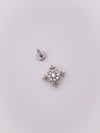 Cerrahi Çelik Piercing Zirkon Taşlı Kuzey Yıldızı Figürlü Kıkırdak Helix Tragus Piercing(1adet)