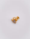 Cerrahi Çelik Piercing Zirkon Taşlı Melek Figürlü Kıkırdak Helix Tragus Piercing(1adet)
