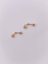 Cerrrahi Çelik Piercing ( Pirsing ) Dönen Tek Taşlı Tragus Helix Piercing (1adet)