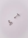 Cerrrahi Çelik Piercing ( Pirsing ) Fare Figürlü Tragus Helix Piercing (1adet)