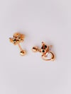 Cerrrahi Çelik Piercing ( Pirsing ) Fiyonklu Kedi Tragus Helix Piercing (1adet)