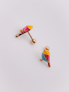 Cerrrahi Çelik Piercing ( Pirsing ) Mineli Kuş Figürlü Tragus Helix Piercing (1adet)