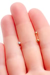 Cerrrahi Çelik Piercing ( Pirsing ) Mini Nazar Boncuklu Tragus Helix Piercing (1adet)