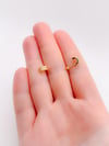Cerrrahi Çelik Piercing ( Pirsing ) Mutli Zirkon Yarım Halka Tragus Helix Piercing (1adet)
