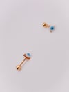 Cerrrahi Çelik Piercing ( Pirsing ) Nazar Boncuklu Tragus Helix Piercing (1adet)