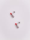 Cerrrahi Çelik Piercing ( Pirsing ) Ruj Figürlü Tragus Helix Piercing (1adet)