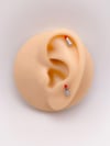 Cerrrahi Çelik Piercing ( Pirsing ) Ruj Figürlü Tragus Helix Piercing (1adet)