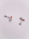 Cerrrahi Çelik Piercing ( Pirsing ) Ruj Figürlü Tragus Helix Piercing (1adet)
