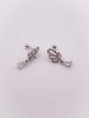 Cerrrahi Çelik Piercing ( Pirsing ) Sallantılı Damla Taşlı Kanat Tragus Helix Piercing (1adet)