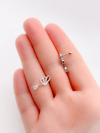Cerrrahi Çelik Piercing ( Pirsing ) Sallantılı Damla Taşlı Kanat Tragus Helix Piercing (1adet)
