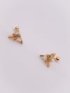 Cerrrahi Çelik Piercing ( Pirsing ) Zirkon Kelebek Tragus Helix Piercing (1adet)