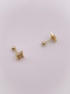 Cerrrahi Çelik Piercing ( Pirsing ) Zirkon Taşlı Mark Model Tragus Helix Piercing (1adet