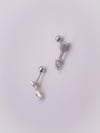 Cerrrahi Çelik Piercing ( Pirsing ) Zirkon Taşlı Ok Tragus Helix Piercing (1adet)