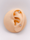 Cerrrahi Çelik Piercing ( Pirsing ) Zirkon Yıldız Tragus Helix Piercing (1adet)