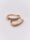 Özel Seri Taşlı Küpe Rose Gold