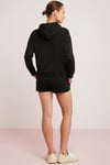 ABELİA Örme Relaxed Siyah Tekli Sweatshirt