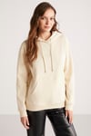 ABELİA Örme Relaxed Vanilya Tekli Sweatshirt