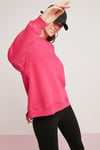ALFREDA Örme Relaxed Pembe Tekli Sweatshirt