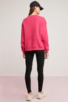 ALFREDA Örme Relaxed Pembe Tekli Sweatshirt