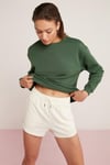 ALFREDA Örme Relaxed Yeşil Tekli Sweatshirt