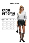 ARINEL Kadın V Yaka Regular Fit Grimelanj Sweatshirt
