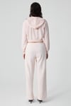 ARUBA Kadın %100 Pamuk Uzun Kol Crop Pembe Sweatshirt