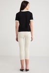 ASHLEY Örme Regular Siyah Tekli T-Shirt
