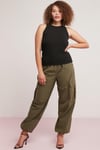 CARİNA Örme Slim Siyah Tekli Büyük Beden Body