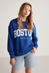 CAROLA Oversize Lacivert Sweatshirt