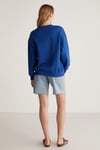 CAROLA Oversize Lacivert Sweatshirt