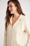 CHERİSH Örme Relaxed Vanilya Tekli Sweatshirt