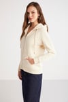 CHERİSH Örme Relaxed Vanilya Tekli Sweatshirt