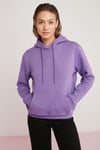 DİANE Örme Relaxed Mor Tekli Sweatshirt